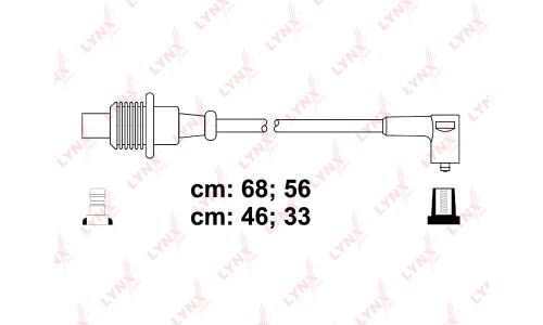 Провода высоковольтные LYNXauto, арт. SPC6125