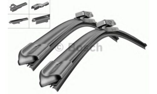 Щетка стеклоочистителя Bosch Aerotwin Multi-Clip 600мм (24") + 480мм (19") бескаркасная, всесезонная, со спойлером, для леворульных авто, 4 переходника, 1 шт, арт. 3 397 007 462