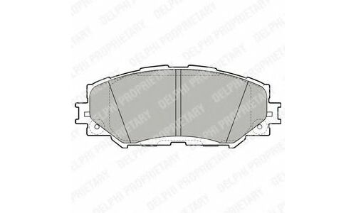 Колодки тормозные дисковые | перед Delphi, арт. LP2002