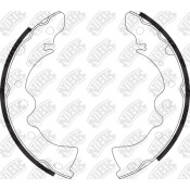 Колодки тормозные барабанные NiBK, комплект на ось (4 шт), арт. FN1167