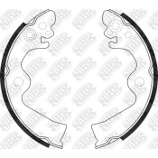 Колодки тормозные барабанные NiBK, комплект на ось (4 шт), арт. FN1204