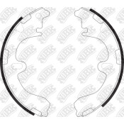 Колодки тормозные барабанные NiBK, комплект на ось (4 шт), арт. FN2285