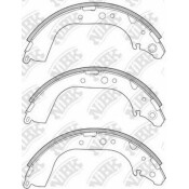 Колодки тормозные барабанные NiBK, комплект на ось (4 шт), арт. FN2305