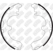 Колодки тормозные барабанные NiBK, комплект на ось (4 шт), арт. FN2311