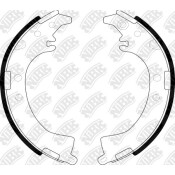 Колодки тормозные барабанные NiBK, комплект на ось (4 шт), арт. FN2333