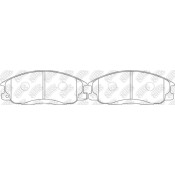Колодки тормозные NiBK дисковые, арт. PN0103