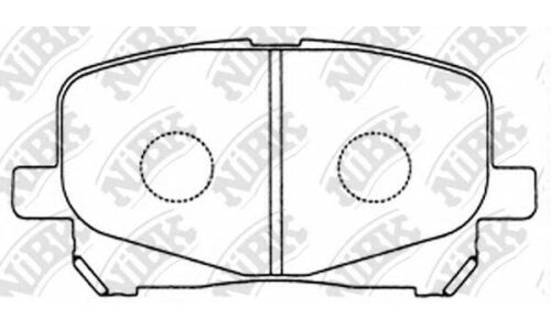 Колодки тормозные NiBK дисковые, арт. PN1448