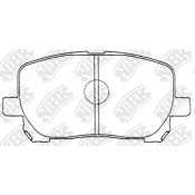 Колодки тормозные дисковые NiBK, комплект на ось (4 шт), арт. PN1470