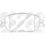 Колодки тормозные дисковые NiBK, комплект на ось (4 шт), арт. PN1479