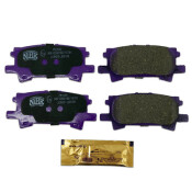 Колодки тормозные дисковые NiBK, комплект на ось (4 шт), арт. PN1498