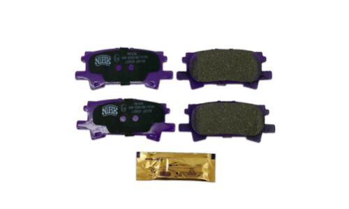 Колодки тормозные дисковые NiBK, комплект на ось (4 шт), арт. PN1498