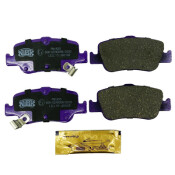 Колодки тормозные дисковые NiBK, комплект на ось (4 шт), арт. PN1835