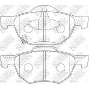 Колодки тормозные дисковые NIBK Original, передние, комплект на ось (4 шт), арт. PN8125