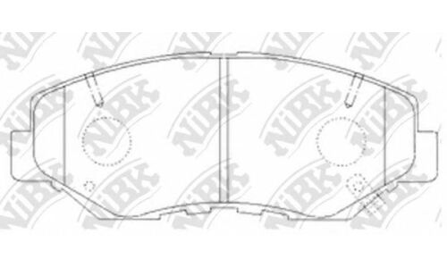 Колодки тормозные NiBK дисковые, арт. PN8485