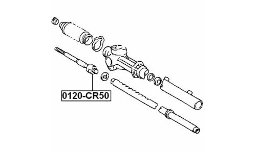 Тяга рулевая Febest, арт. 0122-CR50