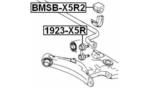 Втулка Febest, арт. BMSB-X5R2
