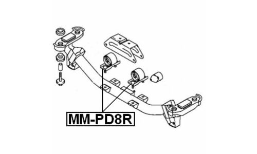 Опора (подушка) двигателя Febest, арт. MM-PD8R