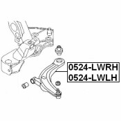 Рычаг подвески Febest, арт. 0524-LWRH