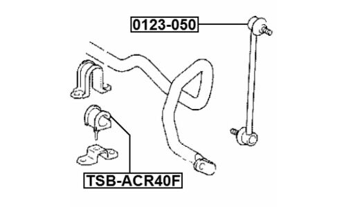 Стойка стабилизатора (линк) Febest, арт. 0123-050