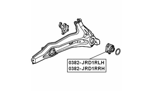 Ступица колеса Febest, арт. 0382-JRD1RLH