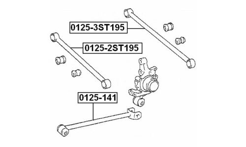 Тяга подвески Febest, арт. 0125-3ST195