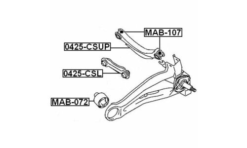 Тяга подвески Febest, арт. 0425-CSL