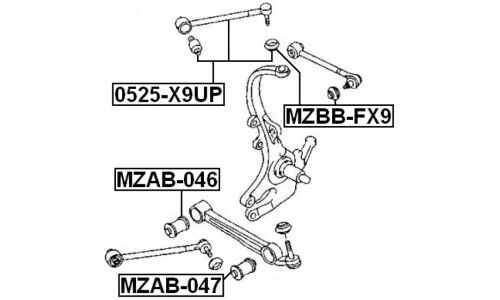 Тяга подвески Febest, арт. 0525-X9UP