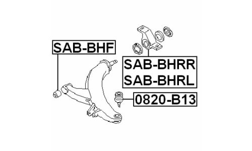 Опора шаровая Febest, арт. 0820-B13