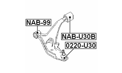 Опора шаровая Febest, арт. 0220-U30