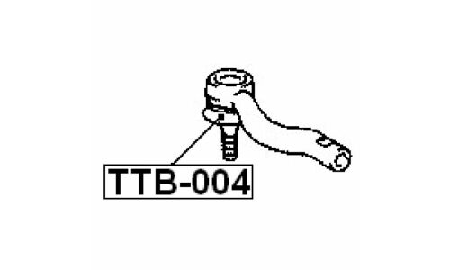 Пыльник рулевого наконечника Febest, арт. TTB-004