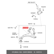 Сайлентблок переднего рычага Hyundai/Kia, арт. 54551-2B000