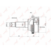 ШРУС LYNXauto, внешний, арт. CO-3653A