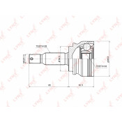 ШРУС LYNXauto, внешний, арт. CO-3643