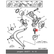 Опора шаровая Citroen/Peugeot, передняя, арт. 3 640.71