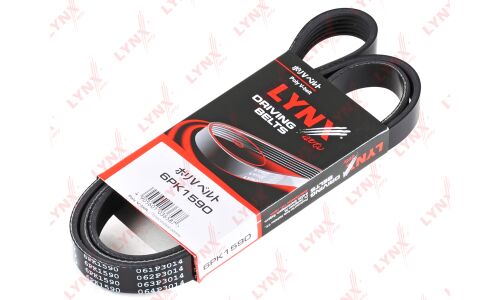 Ремень поликлиновый LYNXauto, арт. 6PK1590