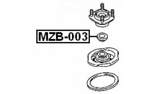 Подшипник опоры амортизатора Febest, арт. MZB-003