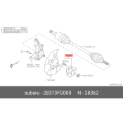 Ступица колеса | перед лев Subaru, арт. 28373-FG000