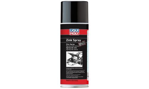 Грунт аэрозольный Liqui Moly Zink Spray, с цинком, термостойкий, защита от коррозии, серый, баллон 400мл, арт. 1540