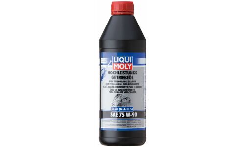 Масло трансмиссионное Liqui Moly Hochleistungs-Getriebeoil GL4+ 75w90, синтетическое, API GL-4, для МКПП и дифференциалов, 1л, арт. 3979/4434