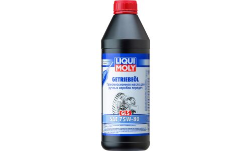 Масло трансмиссионное Liqui Moly Getriebeoil 75w80, полусинтетическое, API GL-5, для МКПП, 1л, арт. 7619
