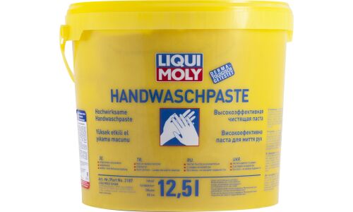 Очиститель для рук Liqui Moly Handwaschpaste, паста, защищает кожу и ухаживает за ней, ведро 12.5л, арт. 2187