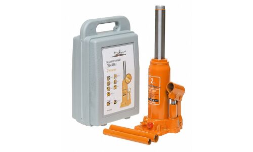 Домкрат гидравлический бутылочный Airline, 2000кг, подъем 165–315мм, кейс, арт. AJ-B-02K