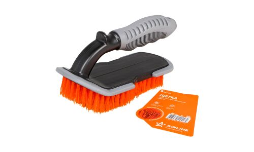 Щетка для мытья с жёсткой щетиной средняя AIRLINE, арт. AB-I-02