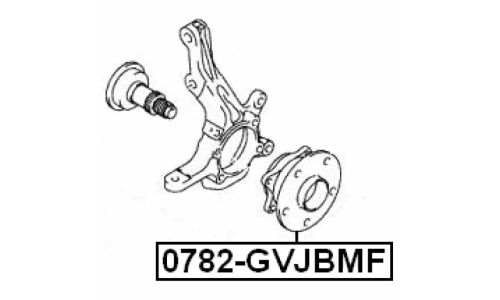 Ступица колеса Febest, арт. 0782-GVJBMF