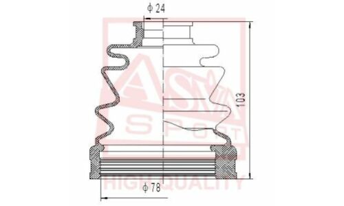 Пыльник ШРУСа Asva, арт. ASBT-2071