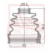 Комплект пыльника ШРУСа Asva, арт. ASBT-INJ10A