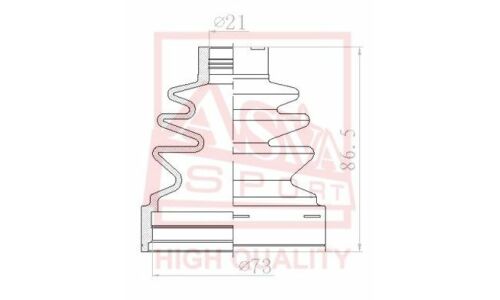 Пыльник ШРУСа Asva, арт. ASBT-INN16