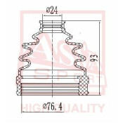 Комплект пыльника ШРУСа Asva, внутренний, арт. ASBT-INNS1