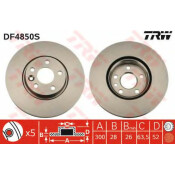 Диск тормозной TRW, арт. DF4850S