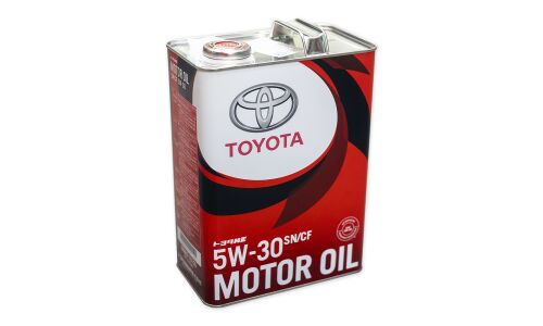 Масло моторное Toyota 5w30, синтетическое, API SN/CF, ILSAC GF-5, универсальное, 4л , арт. 08880-10705